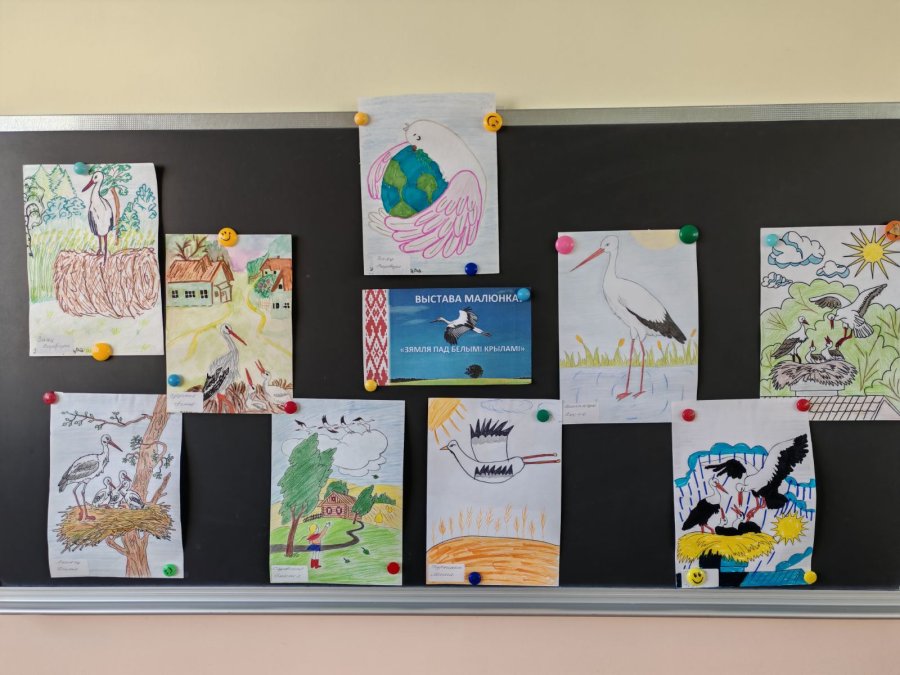 Выстава сумеснай творчасці «Зямля пад белымі крыламі»